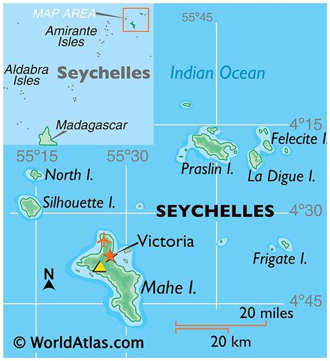 Seychelles On Africa Map - San Antonio Map