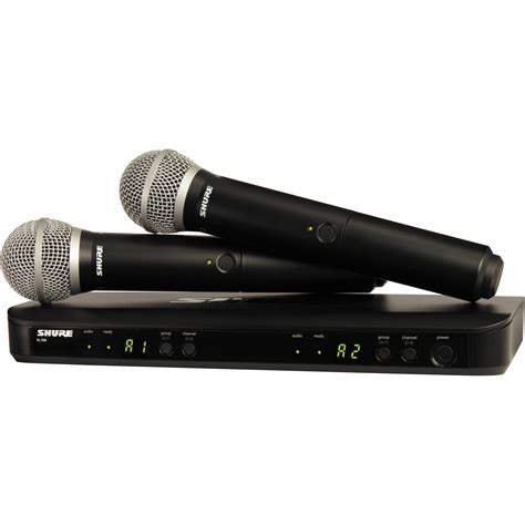 Shure BLX288/PG58 Dual-Channel Wireless Handheld BLX288/PG58-J10