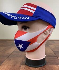 Face Mask Puerto Rico Flag Design, Sealed Package, 3-Masks with Filter ...