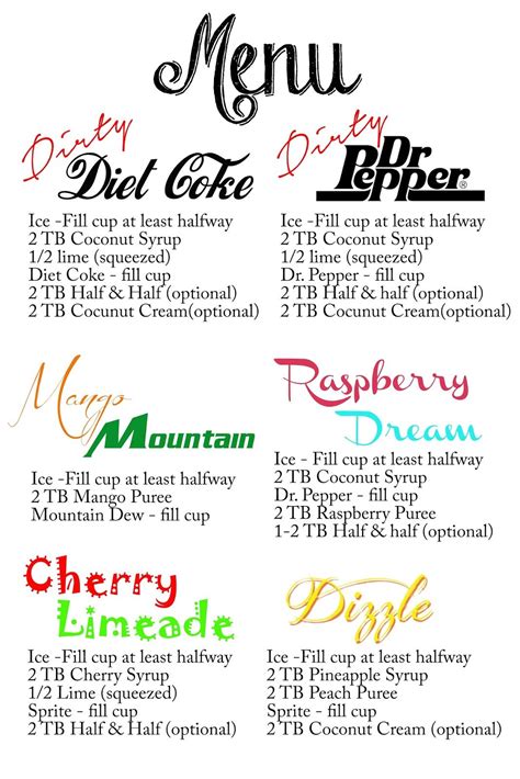 Make Your Own 'Dirty' Sodas