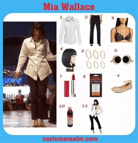 Dress Like Mia Wallace, Pulp Fiction DIY Halloween Costume