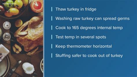 Thanksgiving turkey: 5 food safety tips to remember before you start ...