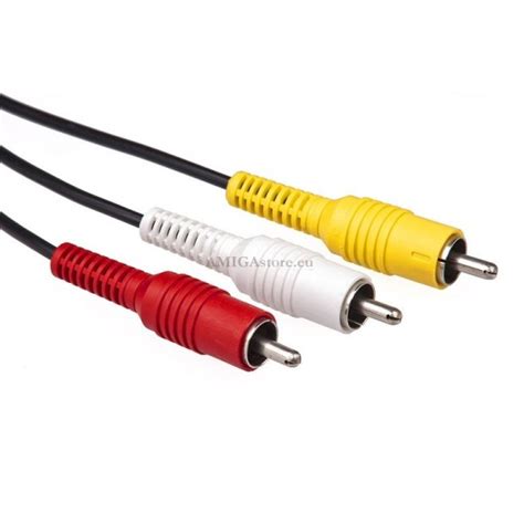 Monitor Cable, Cable 3 RCA Male/3 RCA Male 1,5M - AMIGAstore.eu