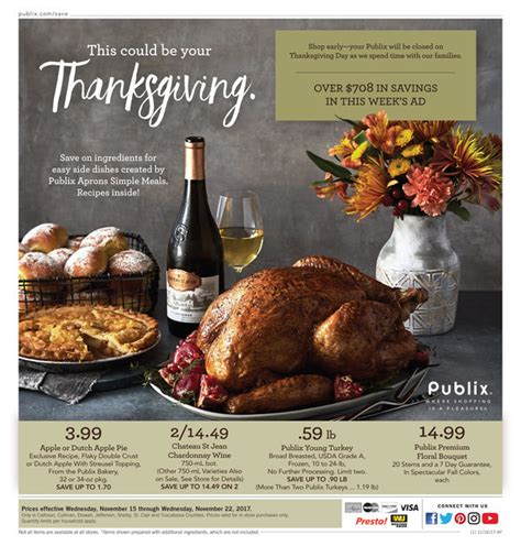 The 30 Best Ideas for Publix Thanksgiving Dinners 2019 – Best Diet and ...