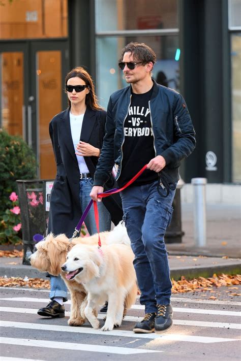 IRINA SHAYK and Bradley Cooper Out for a Walk in New York 11/07/2022 ...