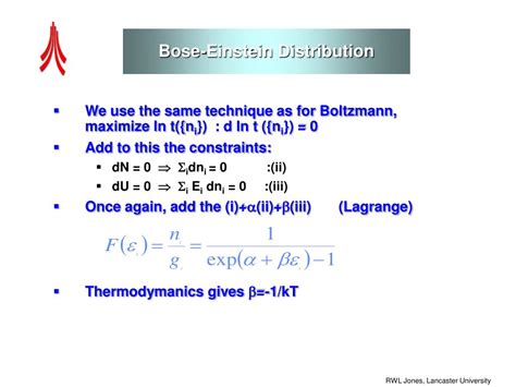 PPT - Bose-Einstein Statistics PowerPoint Presentation, free download ...