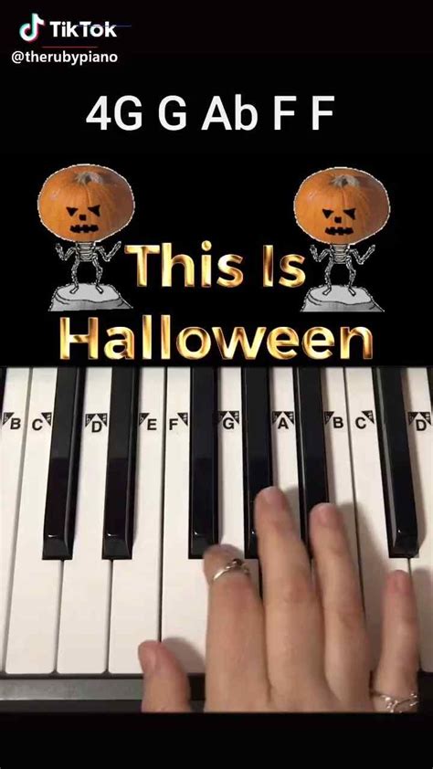 How to play the halloween theme song on a keyboard | ann's blog