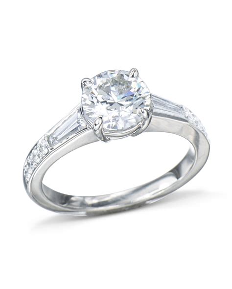 Classic Platinum Diamond Engagement Ring - Turgeon Raine