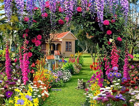 Flower Garden Background Hd Wallpaper | Best Flower Site