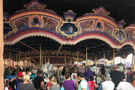 PHOTOS - Prince Charming Regal Carrousel emerging from refurbishment scrims