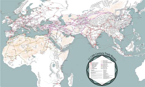 [B!] A Fascinating Map of Medieval Trade Routes