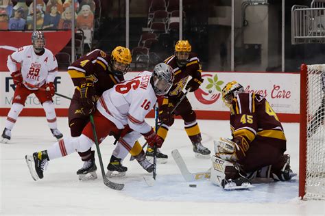 Men’s Hockey: Ohio State shutout in game two, split series at No. 6 ...