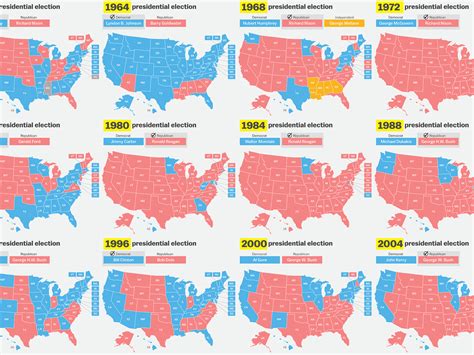 1984 Electoral College Map