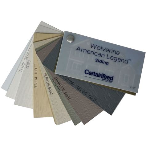 CertainTeed Wolverine American Legend Vinyl Siding Color Sample Swatch