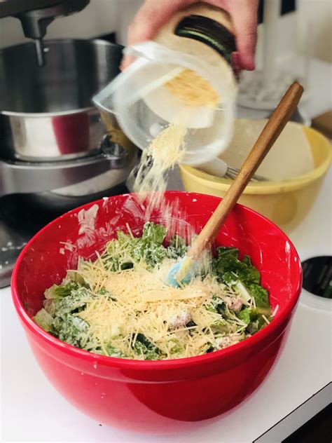 Homemade Caesar Salad Dressing Parmesan Cheese - Really Into This