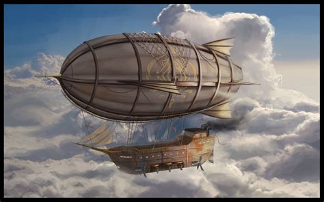 Medieval Fantasy Airship