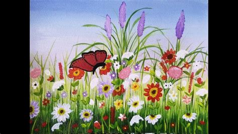 Spring Flowers Acrylic Painting Tutorial | Best Flower Site