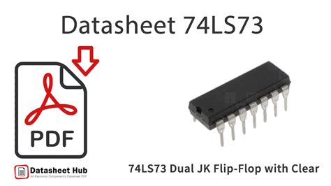 74LS73 Dual JK Flip-Flop with Clear - Datasheet Hub