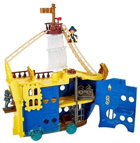 Barco Jake E Os Piratas Poderoso Colosso Fisher Price - R$ 699,99 em ...