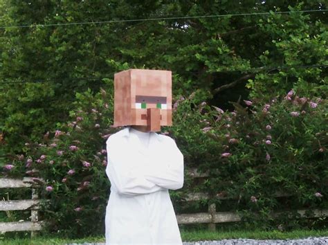 Minecraft villager costume | Minecraft costumes, Halloween party kids ...