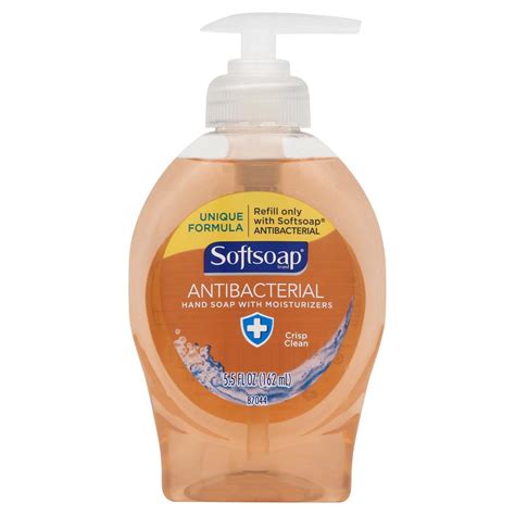 Softsoap 5.5 oz. Crisp Clean Antibacterial Hand Soap-26913 - The Home Depot