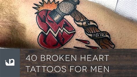 Aggregate 77+ broken heart tattoos for men best - in.cdgdbentre