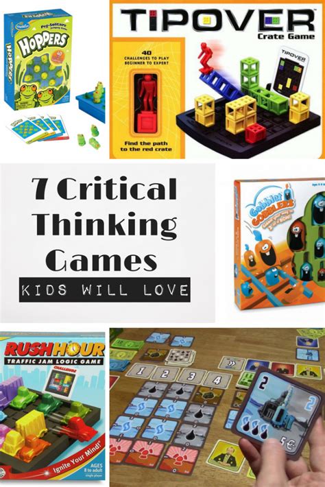 7 Critical Thinking Games Kids Will Beg to Keep Playing - Lightly Frayed