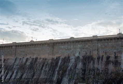 Beautiful view of the majestic Krishna Raja Sagara dam in Mysore ...