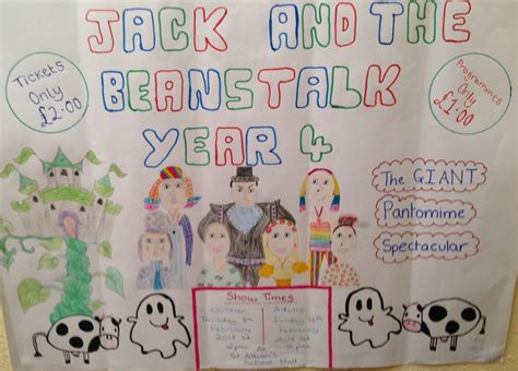 Year 4 Jack and the Beanstalk Posters – Wickersley St Alban's CE Primary