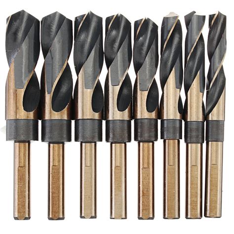 Drillpro 1/2 HSS High Speed Steel Heavy Duty Reduced Shank Twist Drill ...