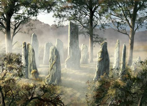 ArtStation - Outlander Background - Craigh Na Dun | Outlander fan art ...