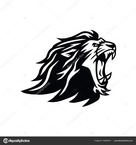 Roaring Lion Head Logo Vector Stock Vector Image by ©Vectorfarmer ...