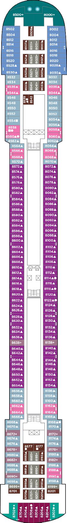 Pride of America Deck Plans- Norwegian Cruise Line Pride of America ...