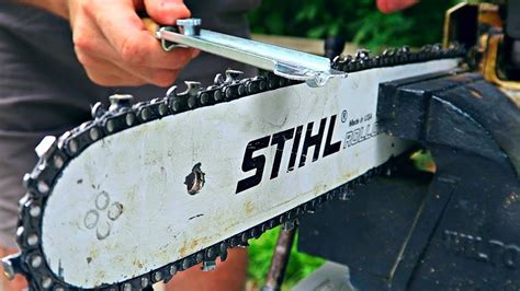 How To Sharpen Chainsaw Chain