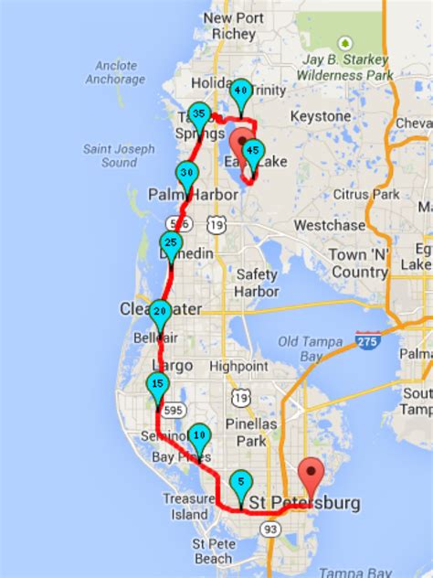 Pinellas Trail Map Florida | Free Printable Maps