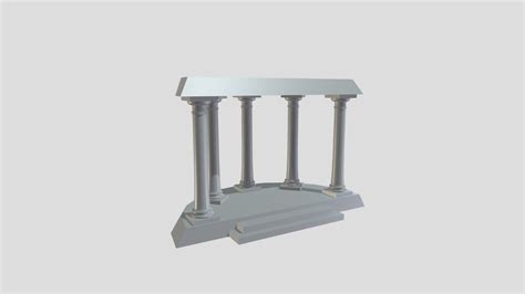 Doric Pillar Building - Download Free 3D model by Allison (@allieschu ...