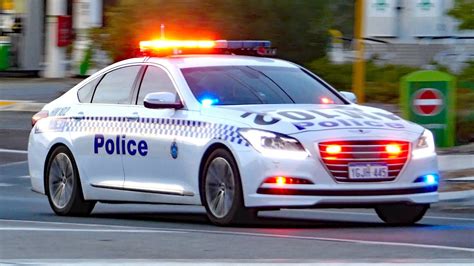 28 Police Cars Responding Lights & Sirens! Perth WA 2021 - YouTube