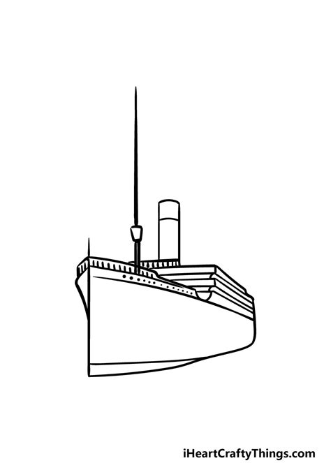 Titanic Ship Outline