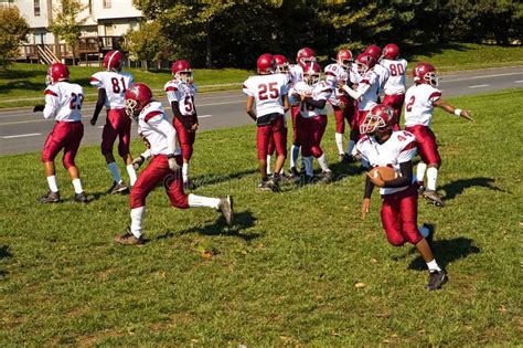 Youth League Football Practice Stock Photo - Image: 1426112