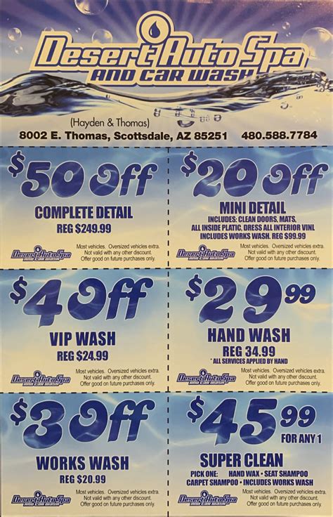 Auto Spa and Car Wash Deals and Coupons in Scottsdale - Desert Auto Spa ...