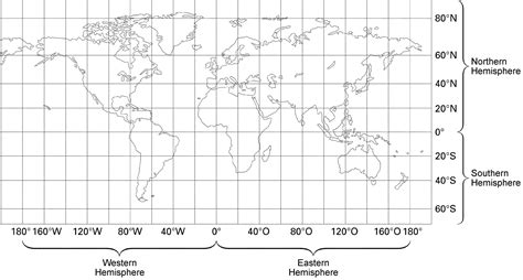 Blank World Map Showing Latitude And Longitude New Of The | Blank world ...