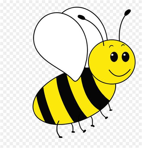 Download Simple Bee Drawing Png - Bee Simple Drawing Clipart (#5763235 ...