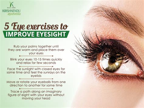 5 Eye exercises to improve eyesight | yoga eye exercises