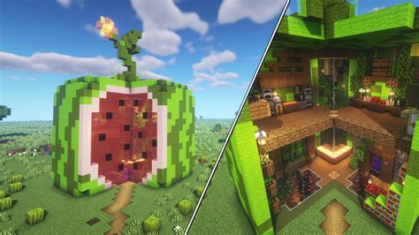 Minecraft Watermelon House Minecraft Map