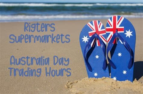 Australia Day Trading hours - Rigters Supermarkets Geraldton