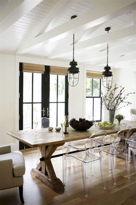 Black and White Modern Farmhouse Dining Room | OBLIQUE NEW YORK