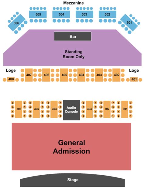 World Cafe Live Seating Chart & Maps - Philadelphia