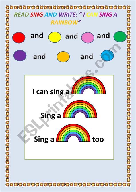 I Can Sing a Rainbow Nursery Rhyme- Lyrics, History, Video, Lesson ...