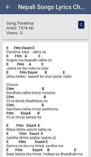 Best Guitar Chords For Nepali Songs Pictures | Partitur Lagu Terbaru