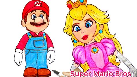 The Super Mario Bros Movie | How To Draw Peach Princess From Super ...